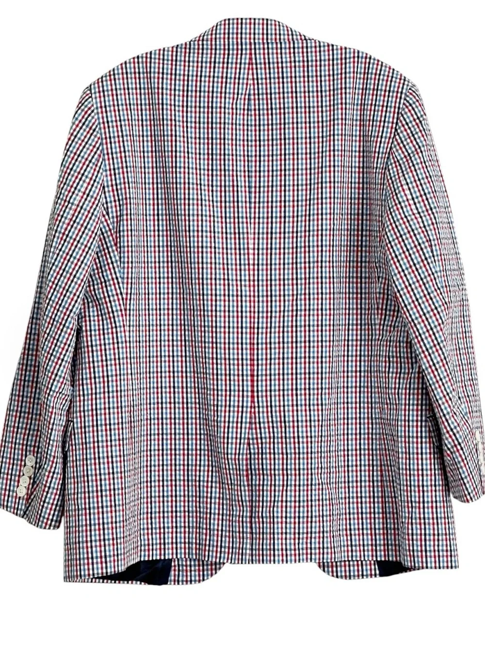Brooks Brothers VTG Fitzgerald Cotton Seersucker Sport Coat Size 44R